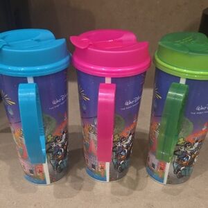 3 Disney Park Cups